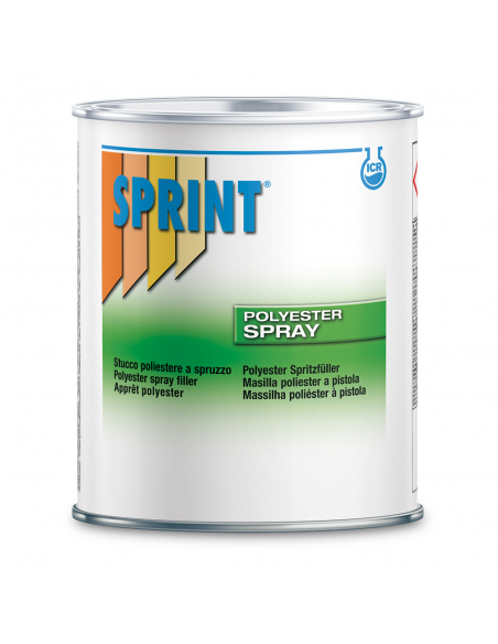 F18 Mastic polyester pour l’application par pulvérisation