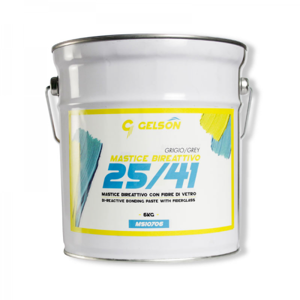 25/41 MASTIC BI-RÉACTIF AVEC FIBRE DE VERRE