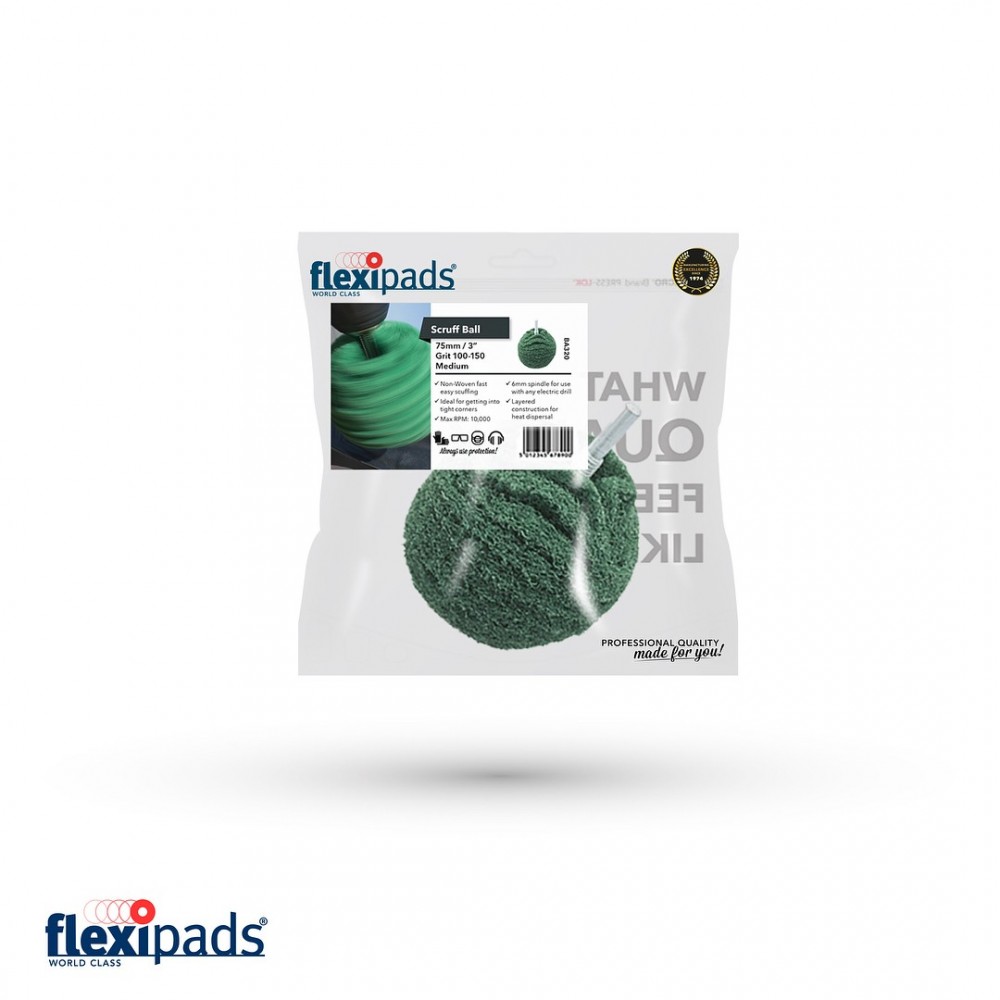 (3") Green Medium Scruff Ball