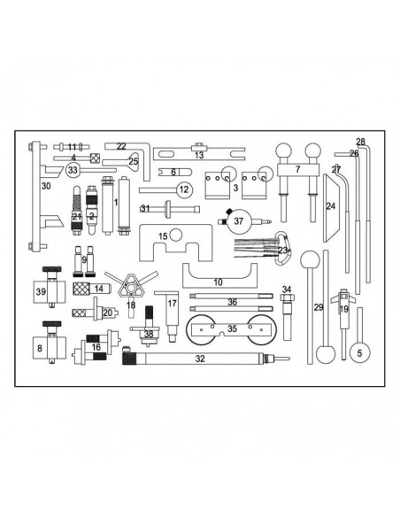 COFFRET CALAGE COMPLET VAG