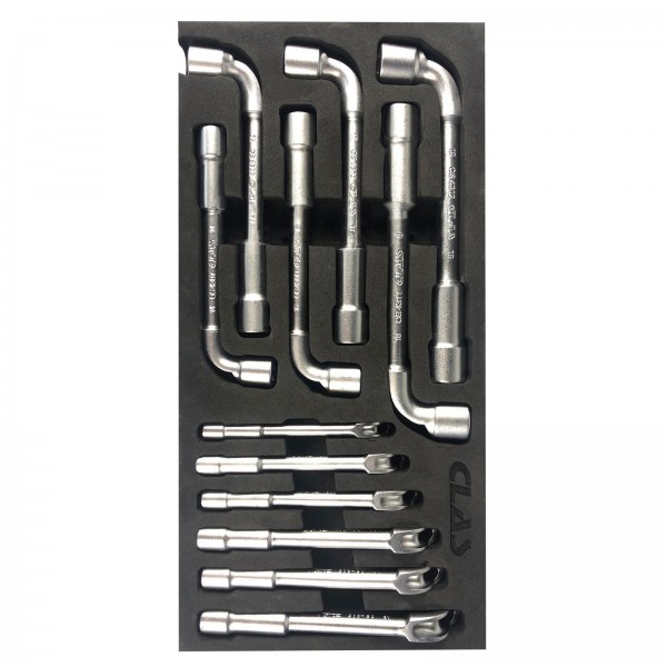 INSERT CLES A PIPE 6 PANS 8-19mm (12 PCS)