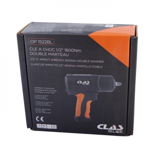 CLE A CHOC 1/2" 1600Nm DOUBLE MARTEAU 2