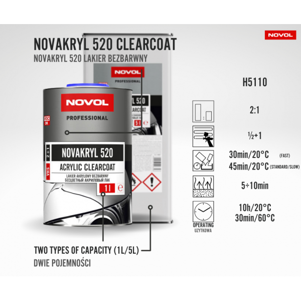 NOVAKRYL 520 VERNIS ACRYLIQUE (VHS)